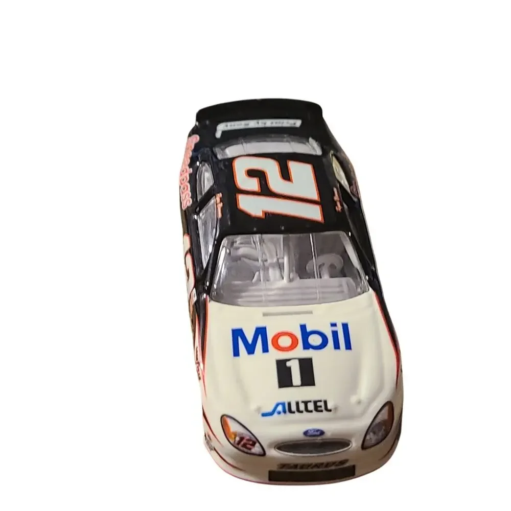 Hot Wheels 1999 Toy Car NASCAR Mobil 1 - #12 Ryan Newman